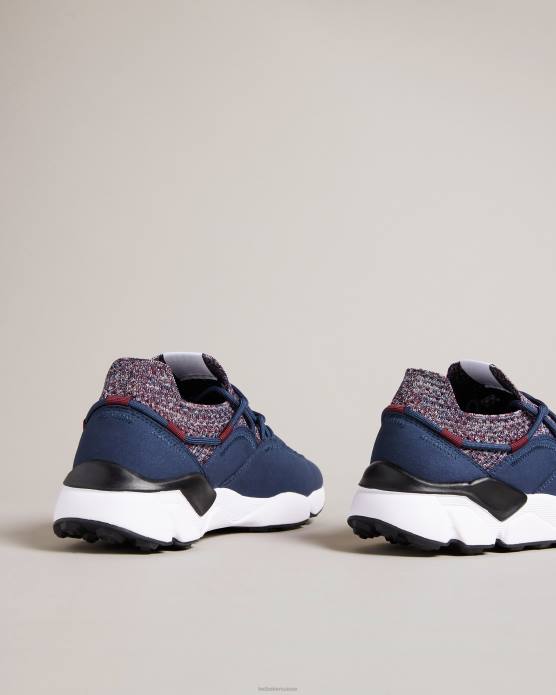 Ted Baker Hommes 60VD1802 chaussures baskets en maille markyy marine