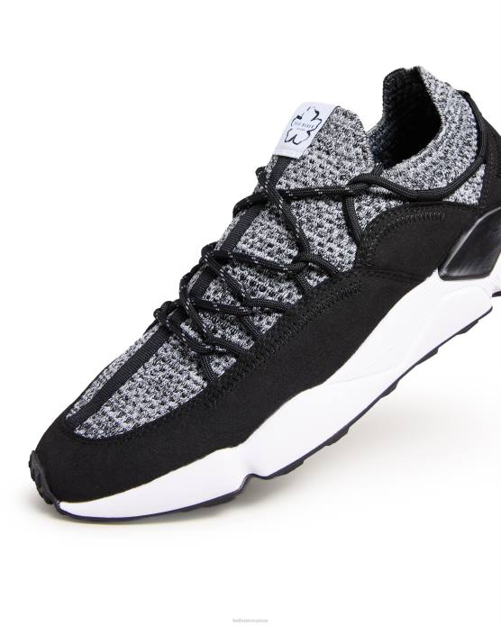 Ted Baker Hommes 60VD1809 chaussures baskets en maille markyy noir