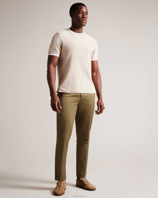 Ted Baker Hommes 60VD1817 chaussures baskets basses en daim evrens brun clair