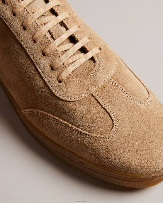 Ted Baker Hommes 60VD1817 chaussures baskets basses en daim evrens brun clair