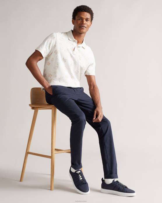 Ted Baker Hommes 60VD2074 chaussures baskets basses en nylon recyclé oliiver marine