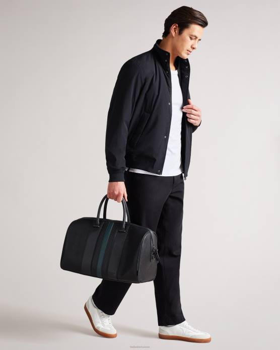 Ted Baker Hommes 60VD1755 Sacs sac fourre-tout en pu à rayures evyday noir
