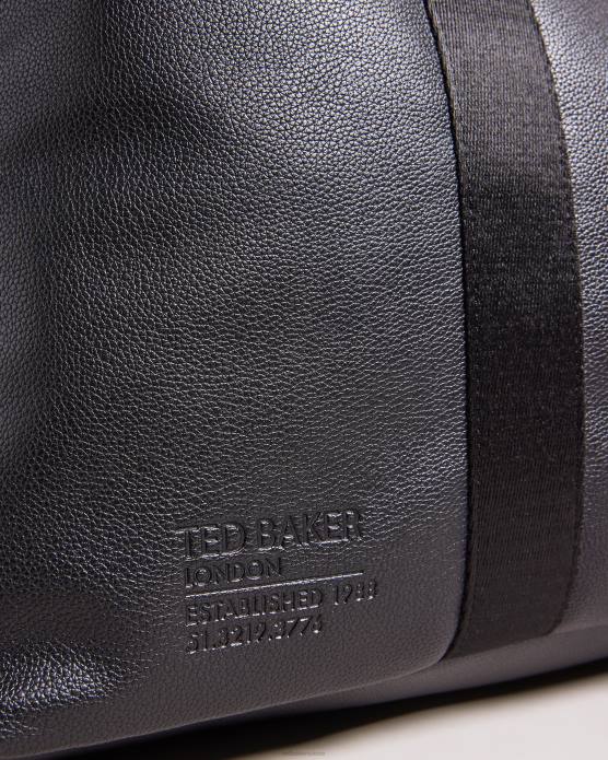 Ted Baker Hommes 60VD1757 Sacs fourre-tout Josua en faux cuir noir