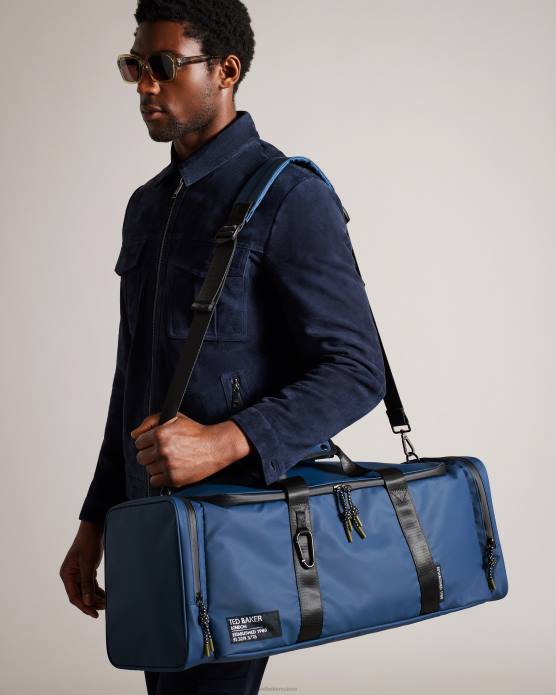 Ted Baker Hommes 60VD1762 Sacs sac fourre-tout caoutchouté hyke marine
