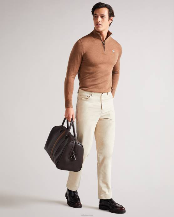 Ted Baker Hommes 60VD1769 Sacs sac fourre-tout en pu à rayures evyday brn-choc
