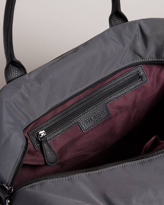 Ted Baker Hommes 60VD1787 Sacs pince fourre-tout en nylon noir