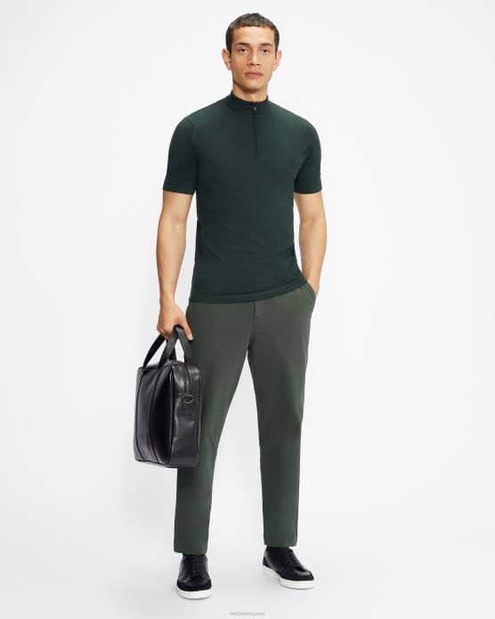 Ted Baker Hommes 60VD1765 Sacs sac porte-documents en cuir saffiano Strath noir