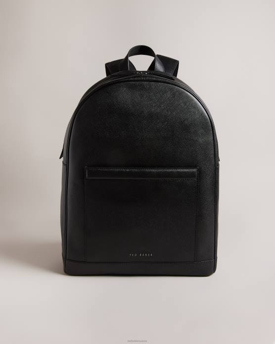 Ted Baker Hommes 60VD1779 Sacs sac à dos en cuir saffiano Nikolai noir