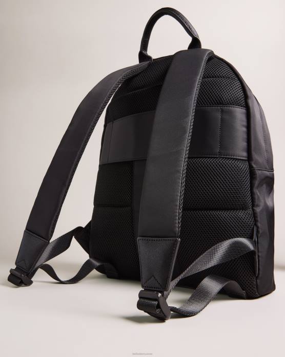 Ted Baker Hommes 60VD1783 Sacs sac à dos rayé en polyuréthane sergé rucken core noir