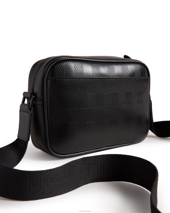 Ted Baker Hommes 60VD1736 Sacs sac pour appareil photo chekam house check estampé noir