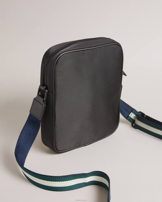 Ted Baker Hommes 60VD1778 Sacs sac de vol sport rétro en sergé Matee noir