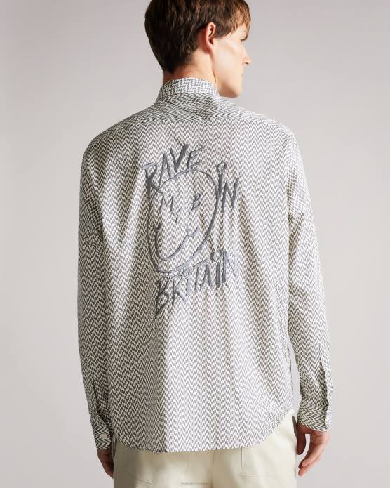 Ted Baker Hommes 60VD1701 vêtements chemise homme en cours d'exécution mcbane mib nu