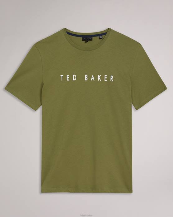 Ted Baker Hommes 60VD1631 vêtements t-shirt griffé broni ss kaki