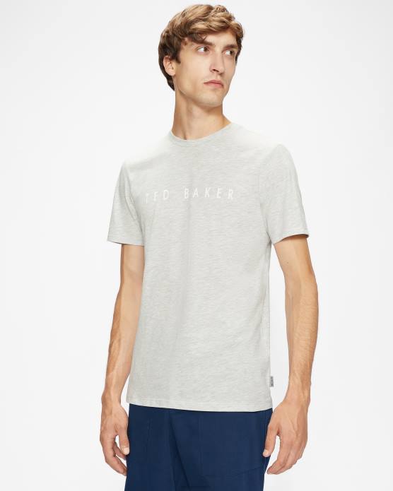 Ted Baker Hommes 60VD1681 vêtements t-shirt griffé broni ss gris