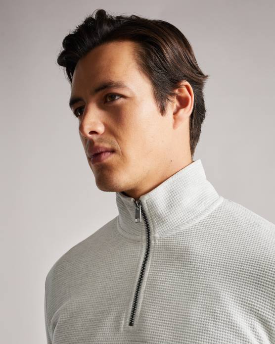 Ted Baker Hommes 60VD1700 vêtements plateau texturé gaufré en hêtre marnes grises