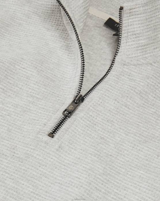 Ted Baker Hommes 60VD1700 vêtements plateau texturé gaufré en hêtre marnes grises