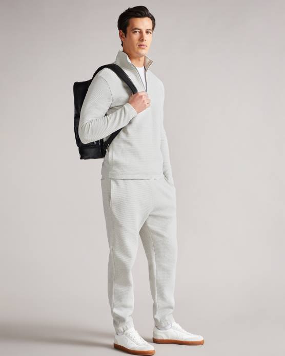 Ted Baker Hommes 60VD1700 vêtements plateau texturé gaufré en hêtre marnes grises