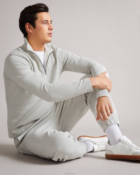 Ted Baker Hommes 60VD1700 vêtements plateau texturé gaufré en hêtre marnes grises