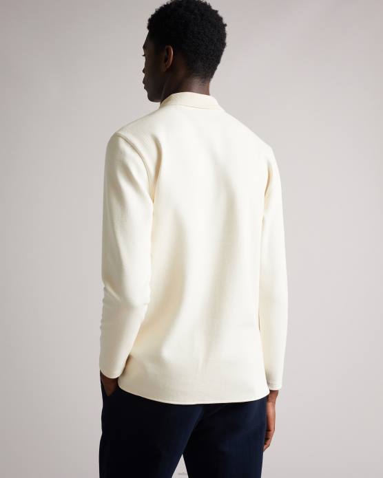 Ted Baker Hommes 60VD1714 vêtements polo en jersey sergé baddow naturel