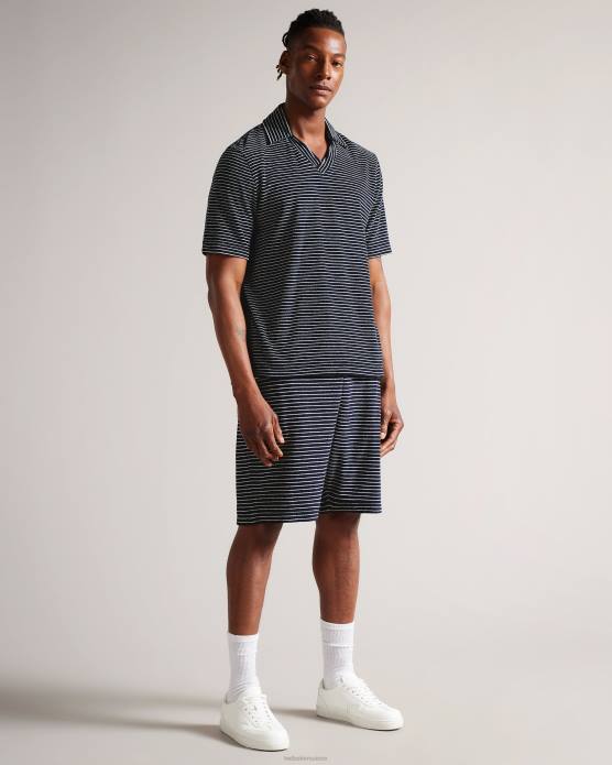 Ted Baker Hommes 60VD1728 vêtements short en tissu éponge à cordon de serrage sydner marine