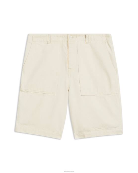 Ted Baker Hommes 60VD1730 vêtements short utilitaire en jean Pellon écru