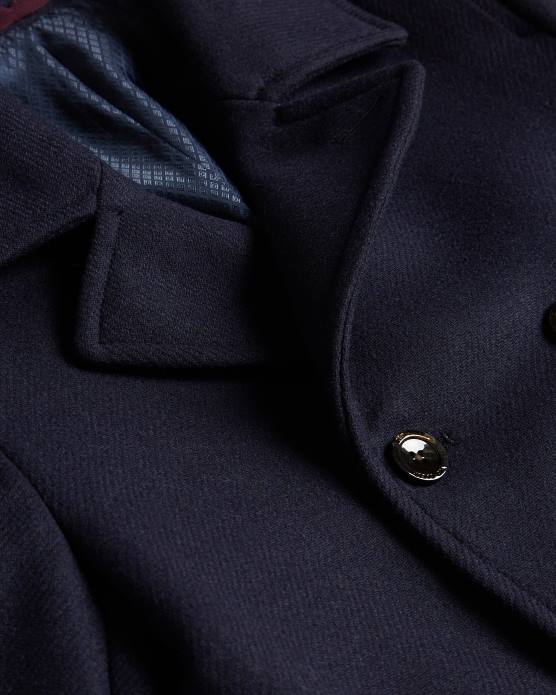 Ted Baker Hommes 60VD1634 vêtements caban en laine grilldd marine