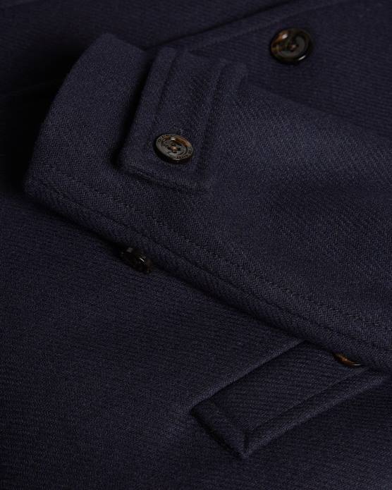Ted Baker Hommes 60VD1634 vêtements caban en laine grilldd marine