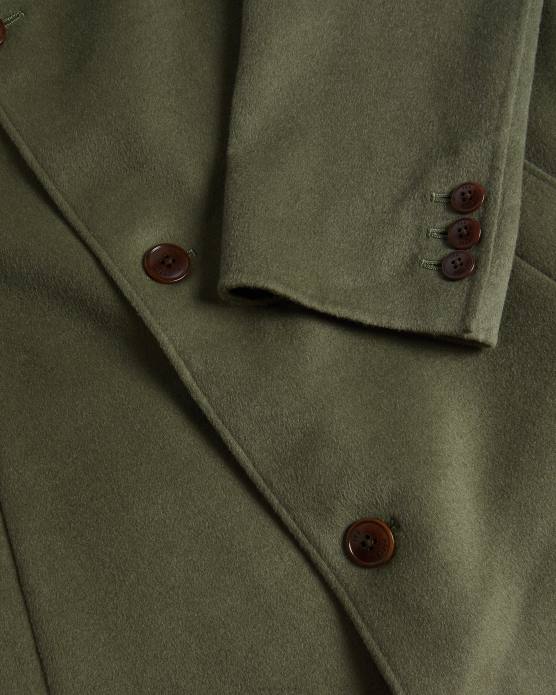 Ted Baker Hommes 60VD1645 vêtements manteau en laine pow-pow pl-vert