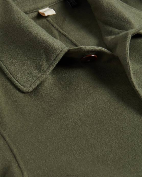 Ted Baker Hommes 60VD1645 vêtements manteau en laine pow-pow pl-vert