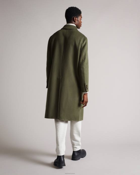 Ted Baker Hommes 60VD1645 vêtements manteau en laine pow-pow pl-vert