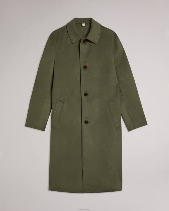Ted Baker Hommes 60VD1645 vêtements manteau en laine pow-pow pl-vert
