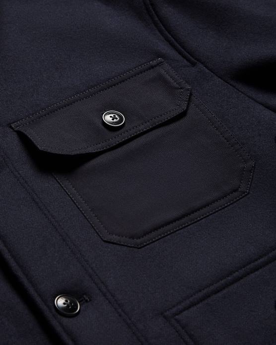 Ted Baker Hommes 60VD1667 vêtements veste en laine contrecollée jansky marine