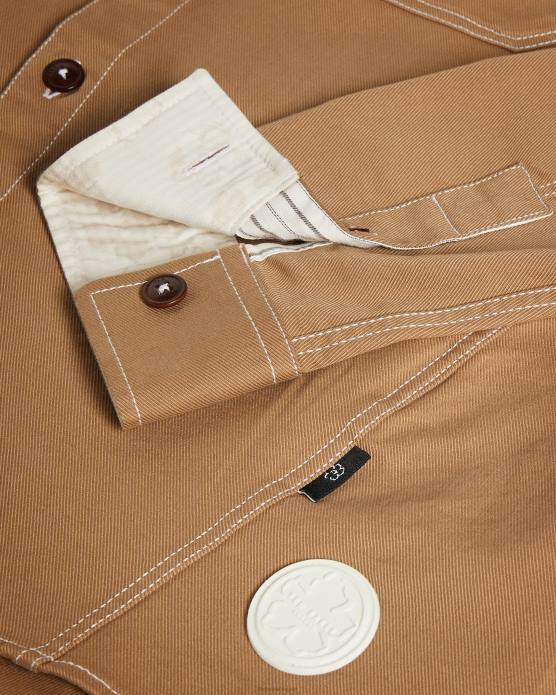 Ted Baker Hommes 60VD1679 vêtements veste en sergé leytun bronzer