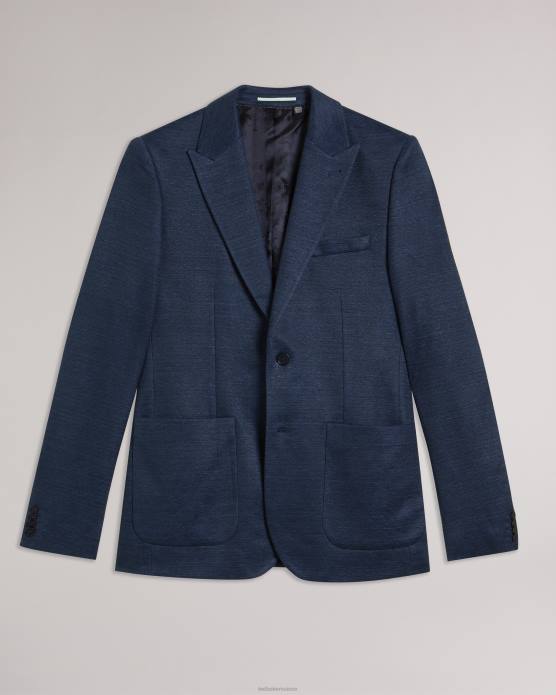 Ted Baker Hommes 60VD1326 vêtements keanuj blazer coupe slim en jersey marine