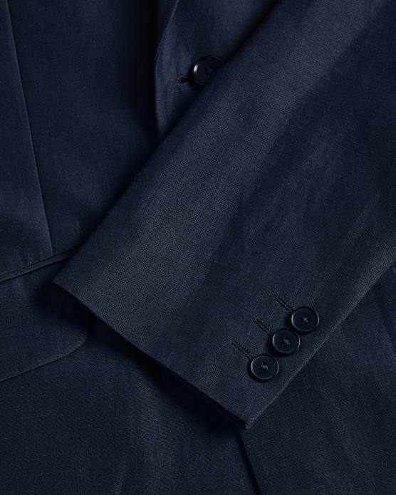 Ted Baker Hommes 60VD1449 vêtements blazer en laine et lin lancej marine