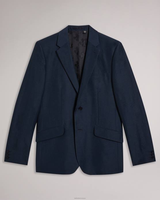 Ted Baker Hommes 60VD1449 vêtements blazer en laine et lin lancej marine