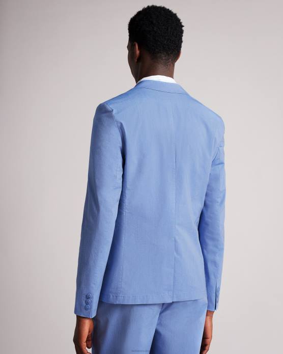 Ted Baker Hommes 60VD1455 vêtements blazer en coton paco shot bleu