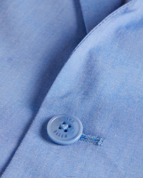Ted Baker Hommes 60VD1455 vêtements blazer en coton paco shot bleu