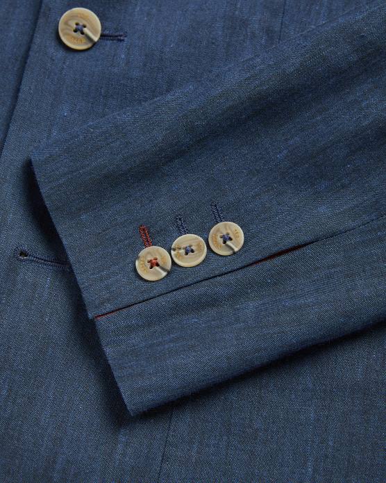 Ted Baker Hommes 60VD1639 vêtements blazer en mélange de lin yucca marine