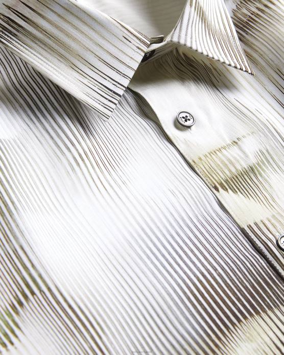 Ted Baker Hommes 60VD1303 vêtements galmoy - chemise fleurie à manches longues multicolore