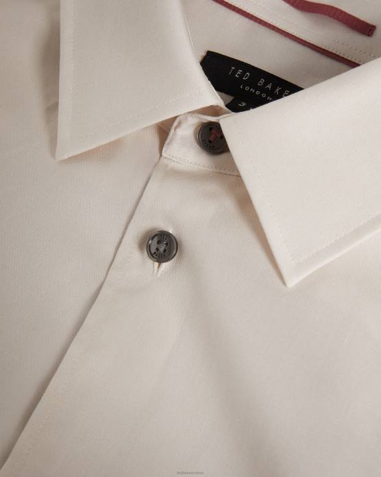 Ted Baker Hommes 60VD1391 vêtements Bushey - Chemise à manches longues avec bordure botanique naturel