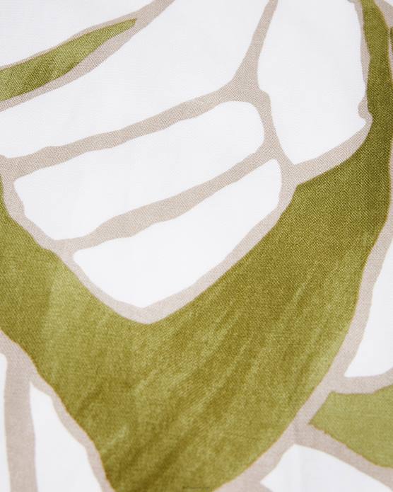 Ted Baker Hommes 60VD1549 vêtements Errew - Chemise à manches courtes et imprimé abstrait écru