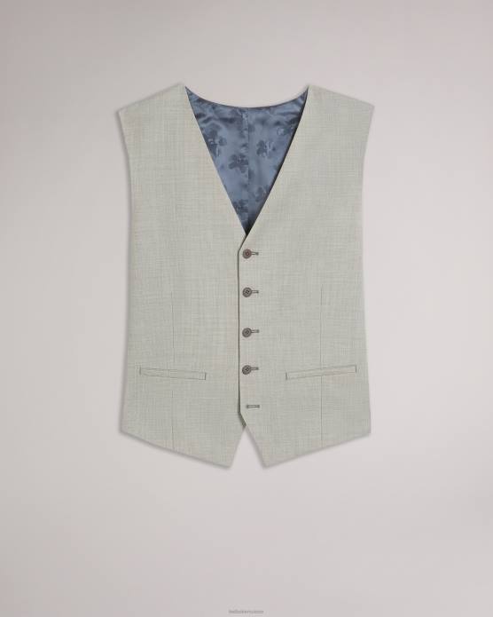 Ted Baker Hommes 60VD1557 vêtements gilet en laine à hachures croisées artimwr pierre