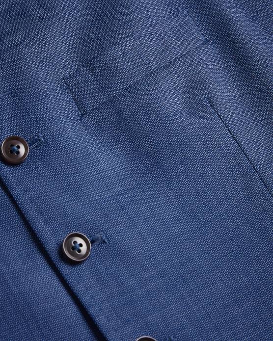 Ted Baker Hommes 60VD1619 vêtements gilet en laine bleu marine upsalaw marine