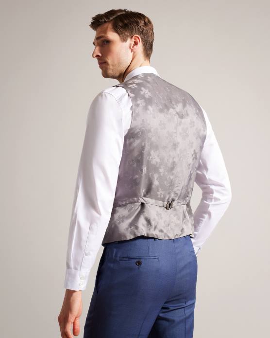 Ted Baker Hommes 60VD1619 vêtements gilet en laine bleu marine upsalaw marine
