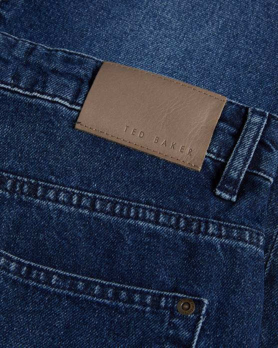 Ted Baker Hommes 60VD1438 vêtements jean strtfo à jambe slim bleu moyen