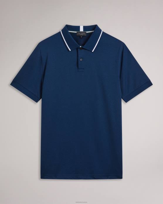 Ted Baker Hommes 60VD1274 vêtements polo à manches courtes allard bleu marine