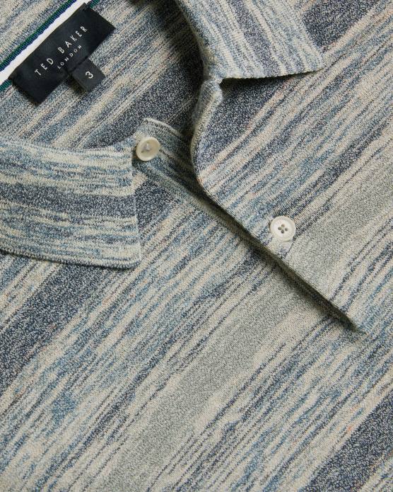 Ted Baker Hommes 60VD1466 vêtements polo en maille à manches courtes mauda pierre