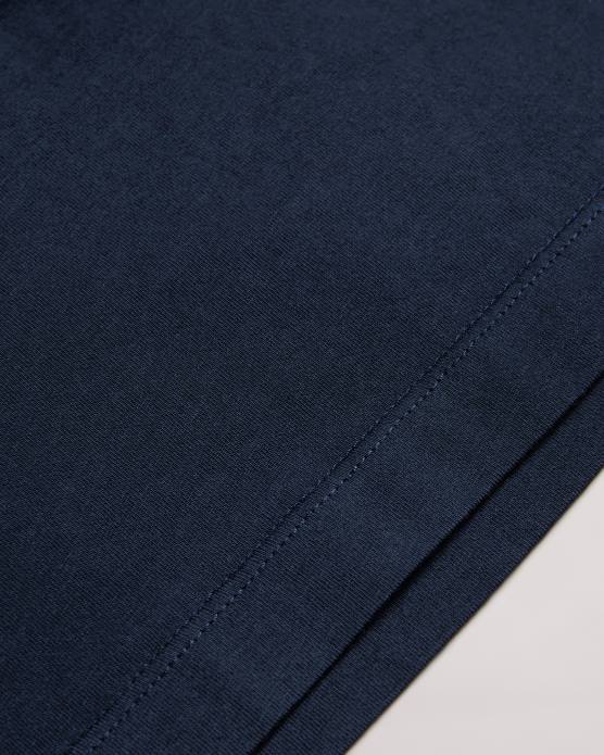 Ted Baker Hommes 60VD1561 vêtements Tywinn - T-shirt uni coupe classique à manches courtes marine