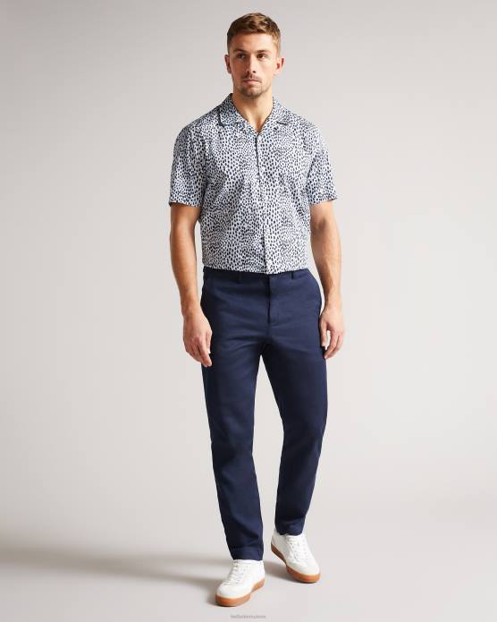 Ted Baker Hommes 60VD1262 vêtements boxwel camburn fit texturé très marine